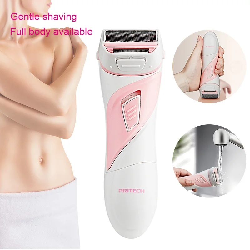 Womens Electric Razor Waterproof Electric Razor Bikini Trimmer for Arm