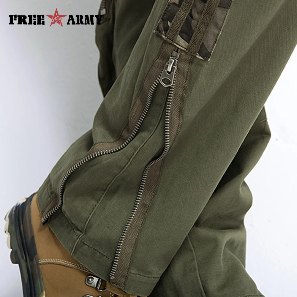 Новые мужские и женские Брюки Cargo военные камуфляж Свободные Camo Combat Камуфляж