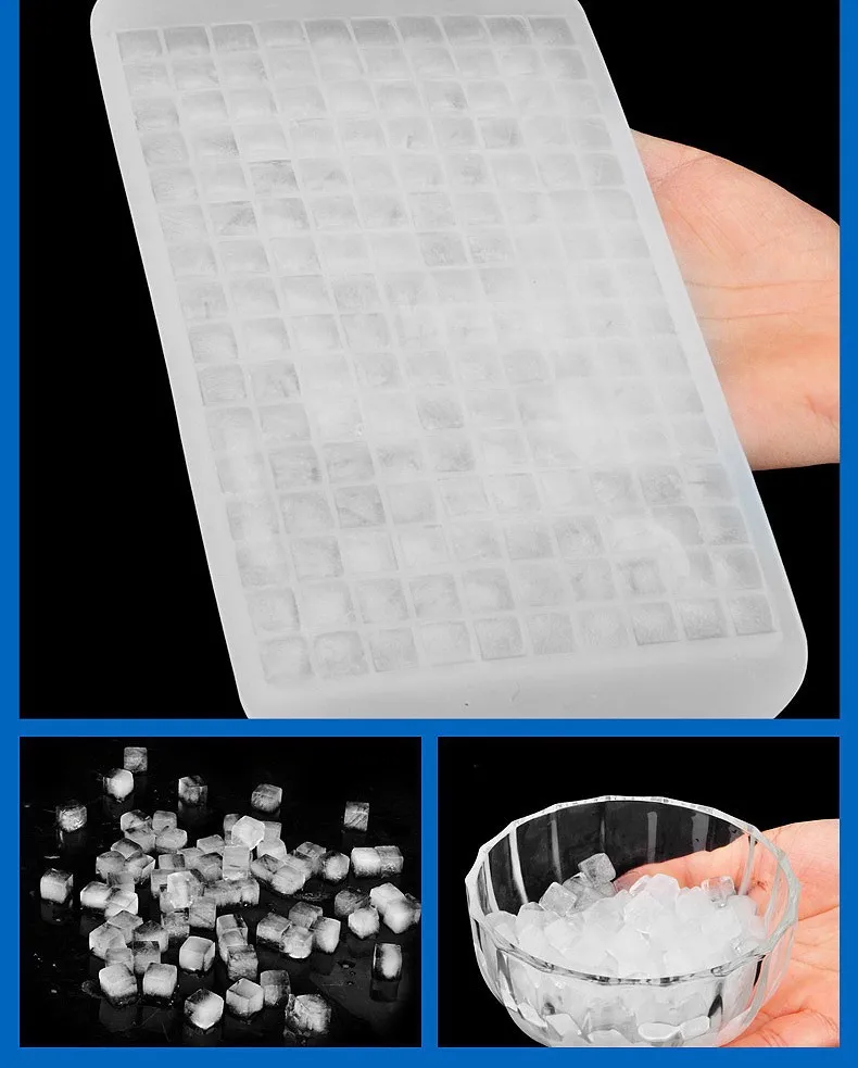 160 заморозка кубиков льда мини куб силиконовая форма для льда,-й силикон для пищевых продуктов