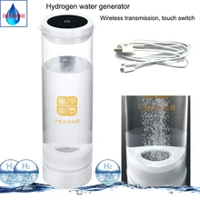 Copo rico em hidrogênio da separação do oxigênio h2 da água do gerador/garrafa eletrólise ionizer anti-oxidação desintoxicar produtos nutritivos