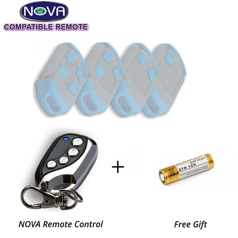

Replacement Gate Garage Doors Remote Control For Centsys Centurion NOVA Blue