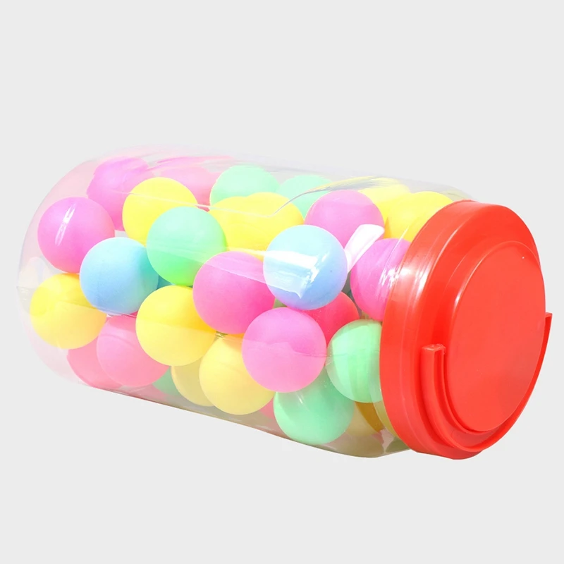 غرامة جودة كرة بينغ بونغ s متنوعة صامت تنس طاولة البلاستيك الكرة السائبة الملونة البلاستيك سلس كرة بينغ بونغ