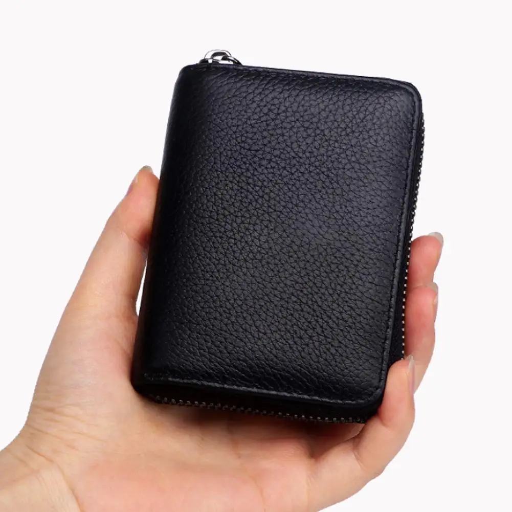 Men Wallet Credit Card Holder PU RFID Blocking Pocket Purse