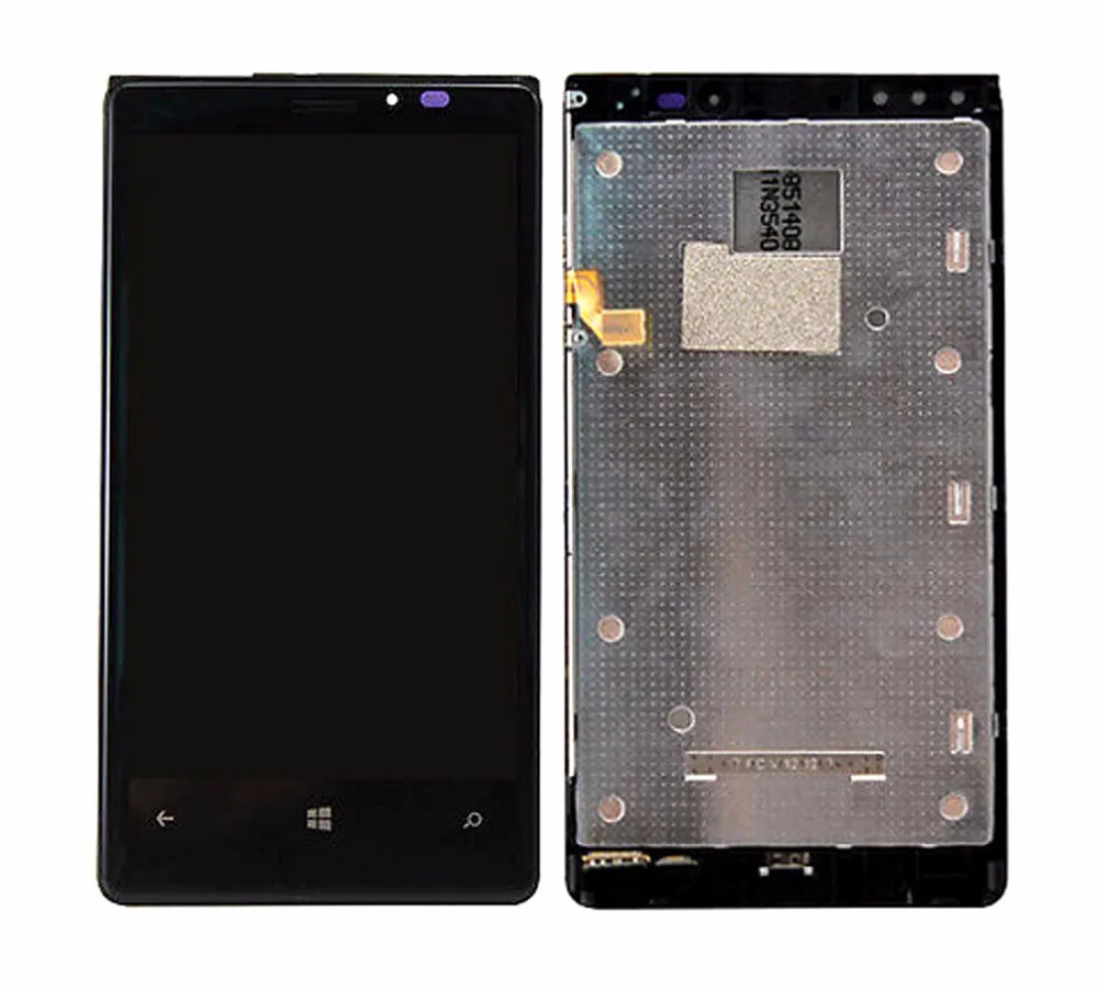 

Touch Screen Digitizer LCD Display Assembly+Frame For Nokia Lumia 920 Replacement