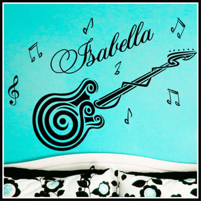 Online Kaufen Großhandel benutzerdefinierte gitarre aufkleber aus China