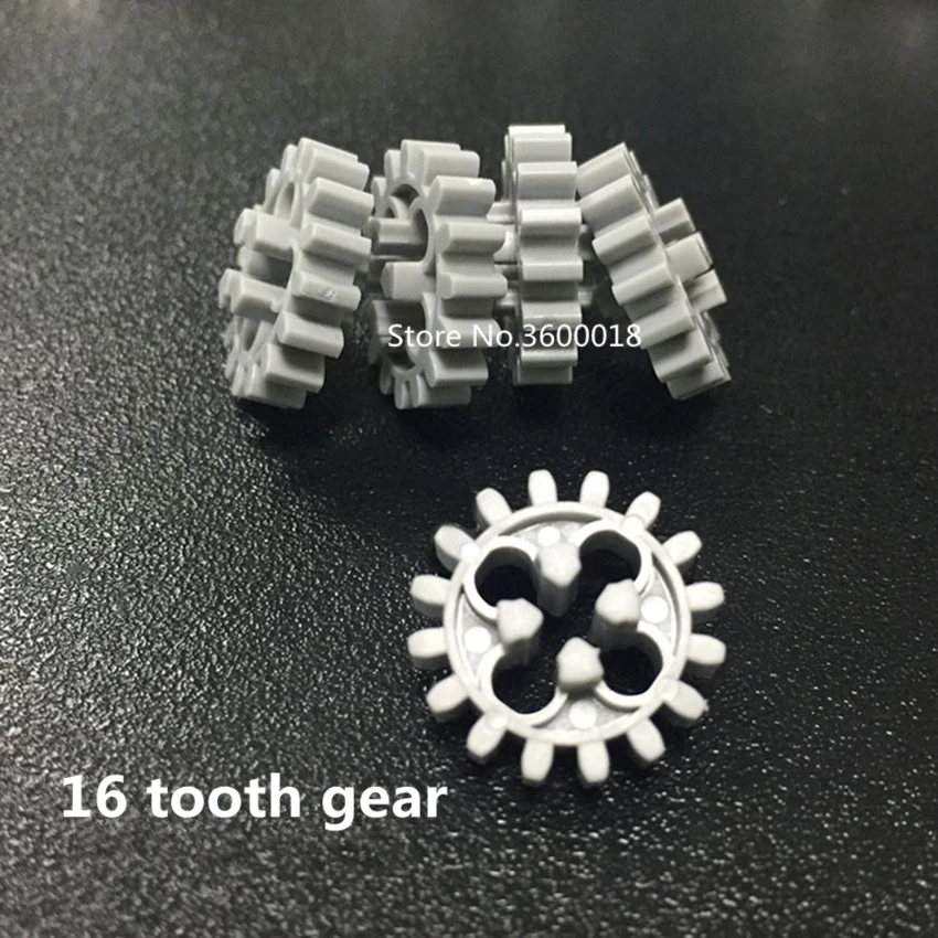 20 шт./лот Decool Technic Gear 16 Зуб совместим с 4019 94925 MOC DIY блоки набор деталей для