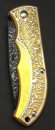 Нож с несколькими лезвиями, наружный тактический карманный швейцарский нож для самозащиты, складной нож для выживания в джунглях, karambit cs go facas messer - Цвет: Yellow