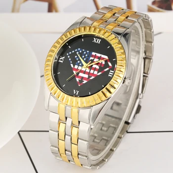 

Super DAD Men's Watch Father's Day Gift New Dads Watch Best Daddy Business Clock Male Full Steel Quartz Wristwatch Luxury reloj