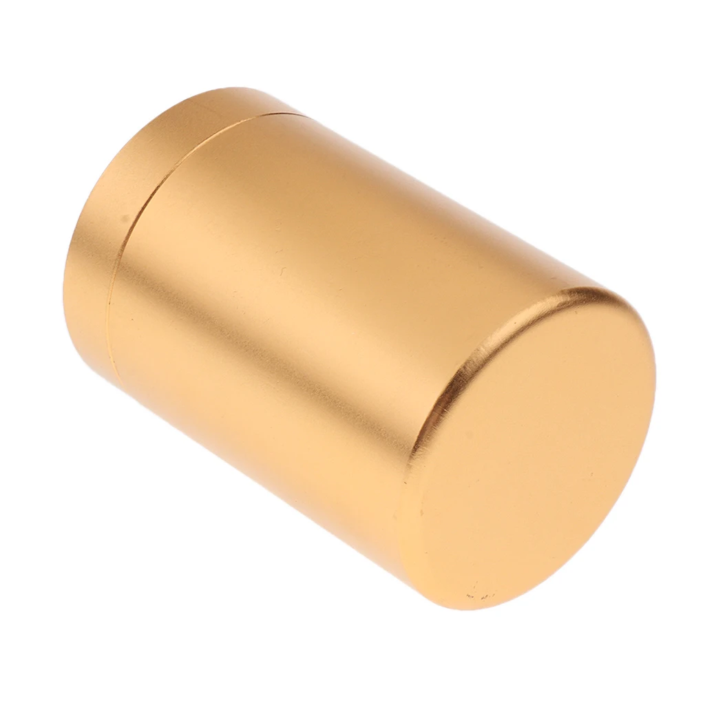 2pcs Aluminium Pill Fob Waterproof Capsule Match Case Battery Holder Outdoor Survival Storage Container Dry Box Tea Caddy