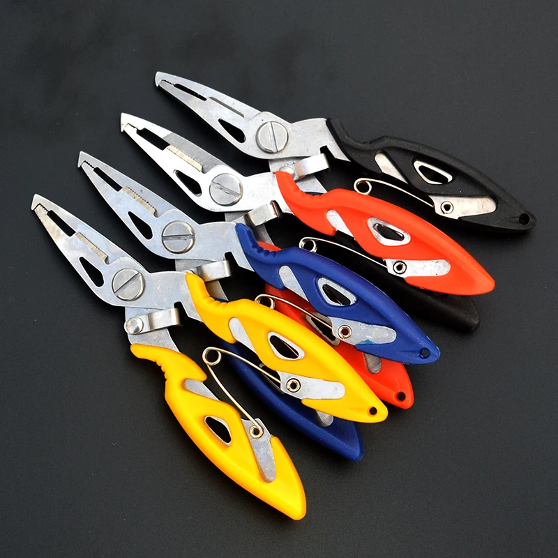 

Stainless Steel Fishing Pliers 1 Piece Mini Split Ring Pliers Scissor Fishing Line Cutter Hook Remover Fishing Gripper Tools