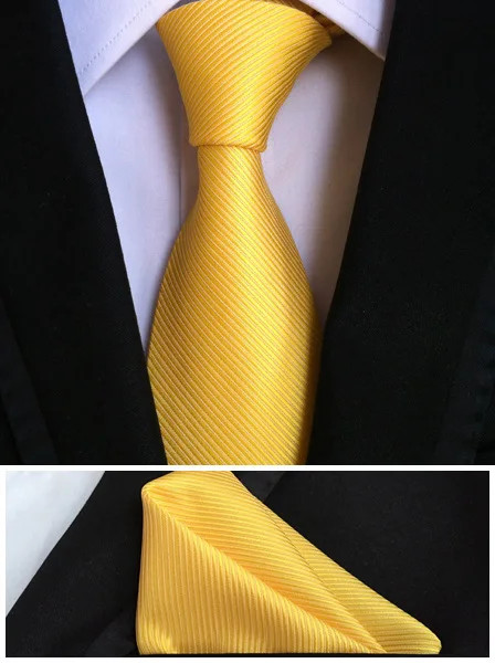 Мужские модные галстуки для мужчин карманные квадратные Галстуки костюм платье полиэстер шелковый галстук в горошек жаккардовый галстук платок набор TZ - Цвет: T049