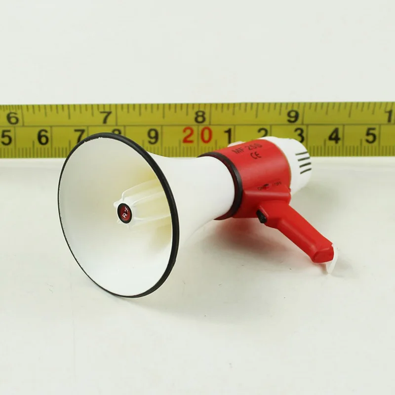 

1/6 New York Policemen's Horn Speaker Models Blue and Red Scene Accessories