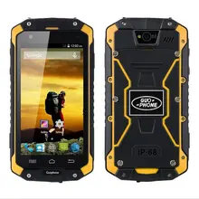 Original guophone V9 IP68 Waterproof smartphone MTK6580 Quad Core Android 5.1 4.5″IPS RAM 1GB ROM 8GB 3G WCDMA 8MP mobile Phone