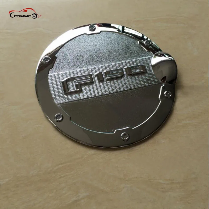 high quality chrome Tank Cover for Ford F 150 Pick up 2015 2016 Fuel Cap PICK