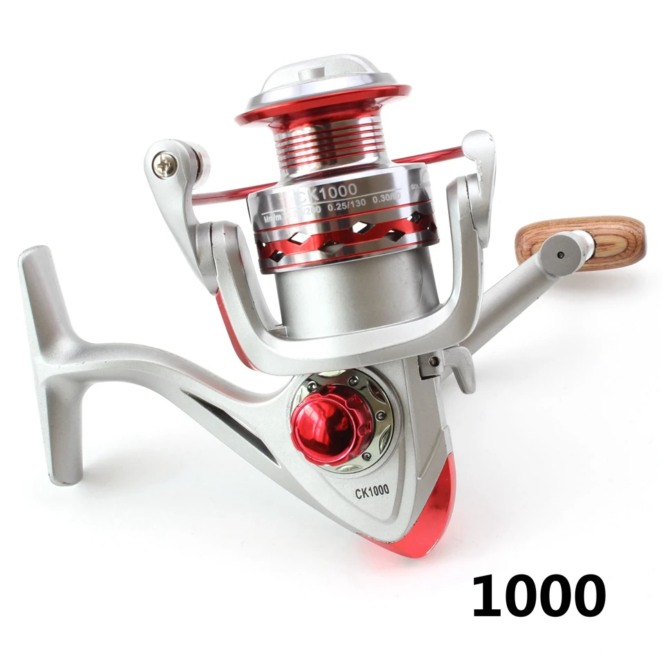 Carretel de Pesca Rolamentos de Esferas Nova Promoção! 12 Ck1000 7000 5.2: 1 Intercambiáveis Dobrável Handle Pesca Spinning Reel Fishing Reel 15 de pesca fiação exchangable dobrável lidar com carretel de pesca