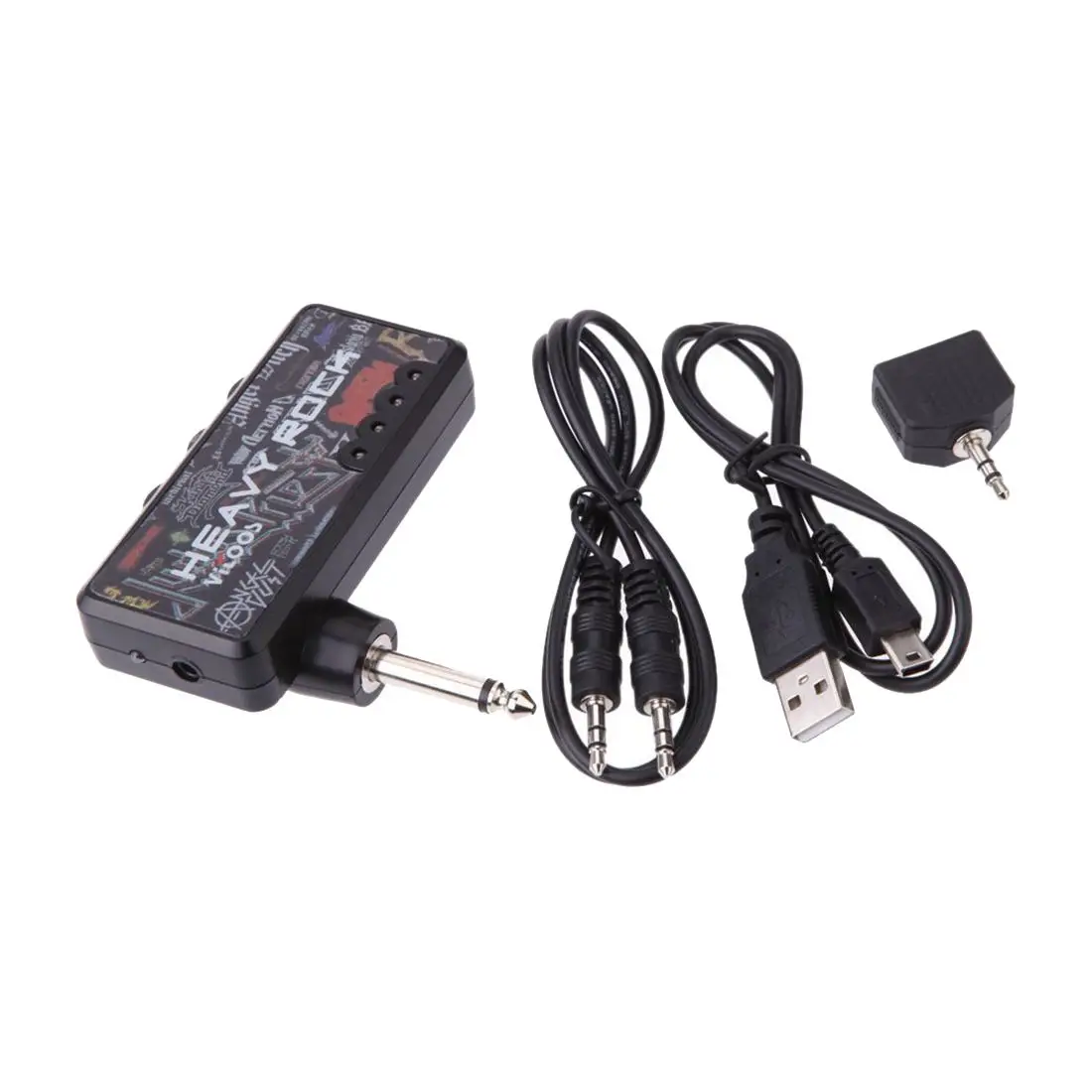 

8X Vitoos Electric Guitar Plug Mini Headphone Amp Amplifier Heavy Rock