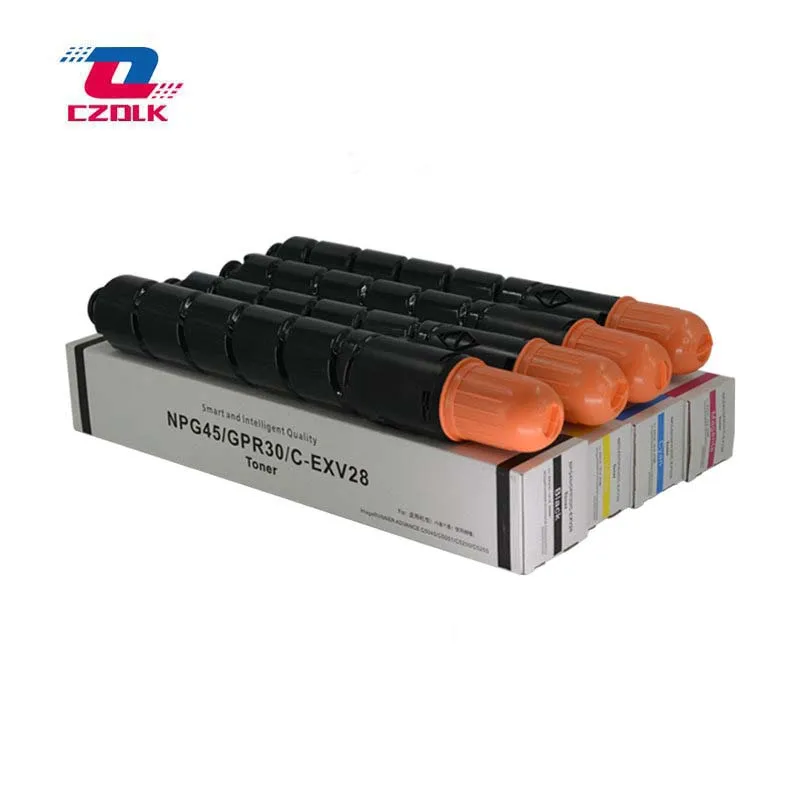 

BK=400G CMY=300G NPG45 GPR30 C-EXV28 Toner Cartridge for Canon IRC5051 IRC5045 IRC5255 IRC5250 KCMY 4pcs/set