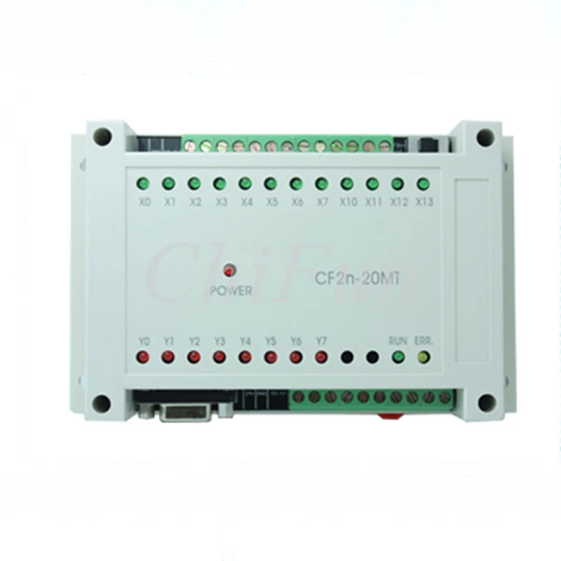 

FX2N-20MT PLC industrial control board DC24V 12 way input 8 way transistors output RS232 RS485 Dual communication port