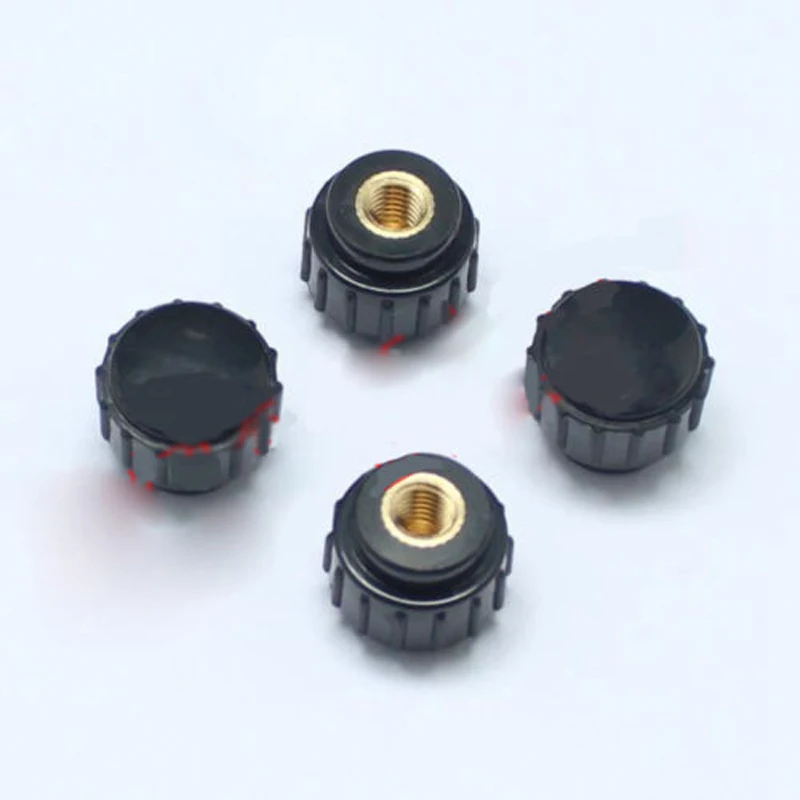 M3 M4 M5 Plastic Head Hand Knob Nut Round head Hand Tighten Nuts 5PCS
