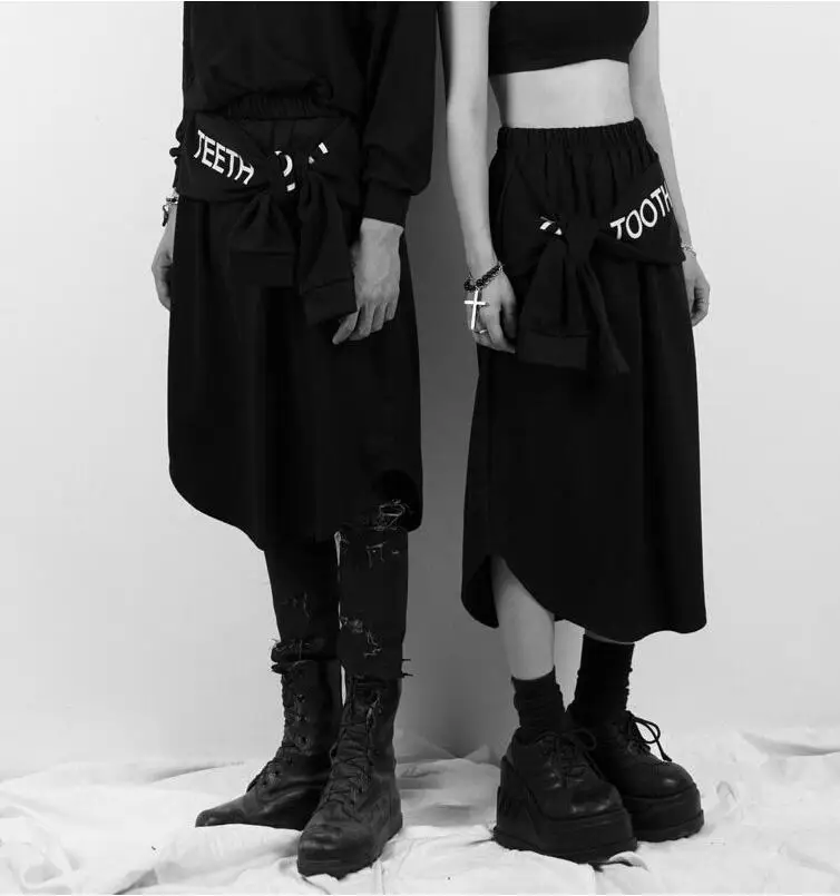 Chic 9 Hip Hop Punk Unisex Dance Skirts HARAJUKU Fashion Boyfriend