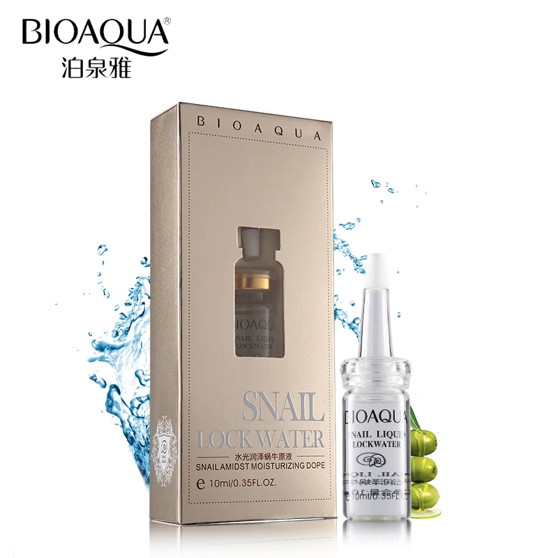 

BIOAQUA Brand Snail Mucus Serum Facial Skin Care Essence Moisturizing Lift Firming Anti-wrinkle Anti Aging Whitening Day Creams