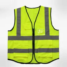 Светоотражающие сигнальный жилет безопасности рабочая одежда Reflectante Chaleco День Ночь защитный жилет для Велоспорт Открытый трафика YFZ015