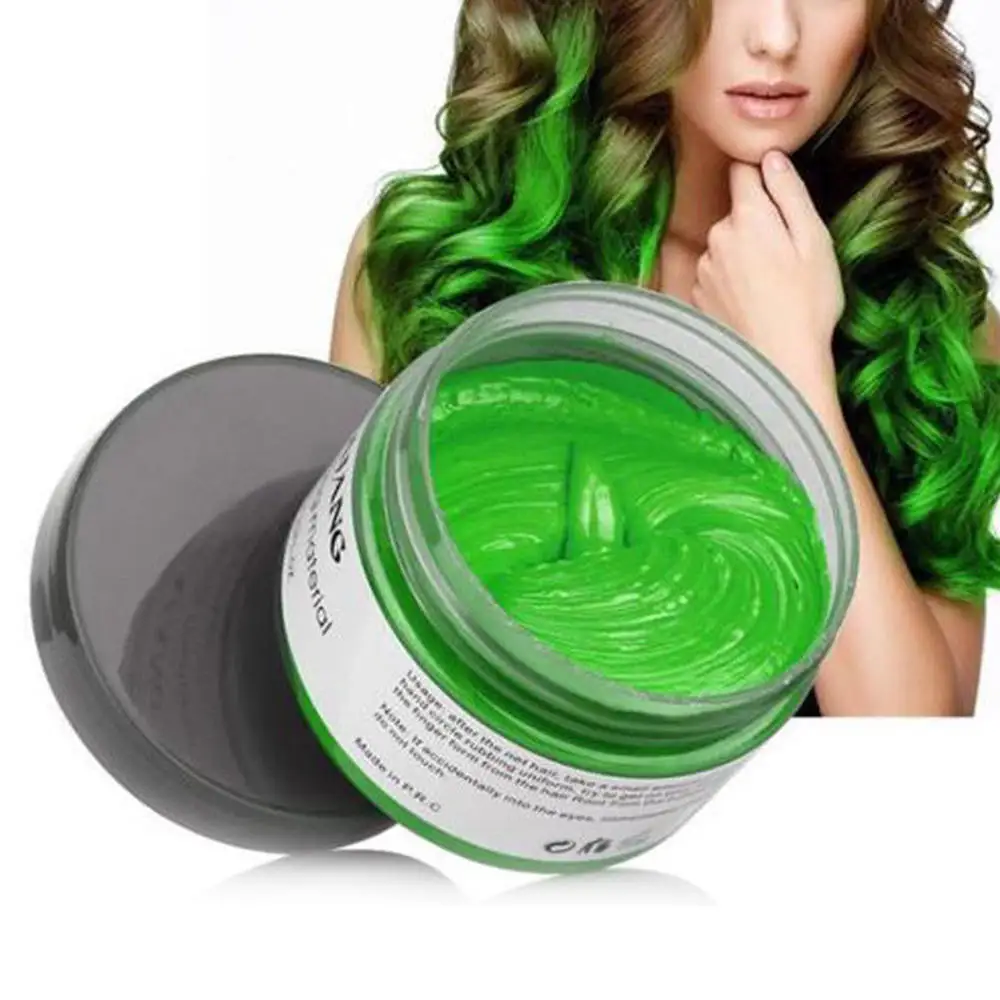 7 цветов женские одноразовые волосы Цвет воск краска формовочная паста краска для волос воск грязевой крем