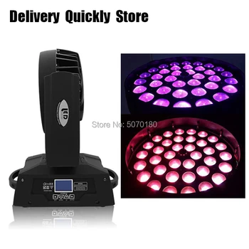 

Fast delivery high bright Led RGBW Wash Moving Head with zoom function good Use for Home entertainment party KTV Night Club
