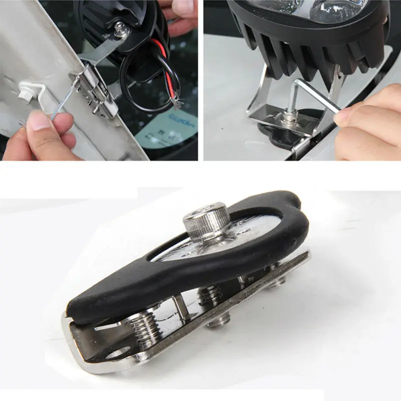 Universal Brackets for JEEP Car Auto Vehicle Police Excavator Truck Sedan Saloon ATV UTV SUV hood Engine Hood Engine Cover Bonnet (4)