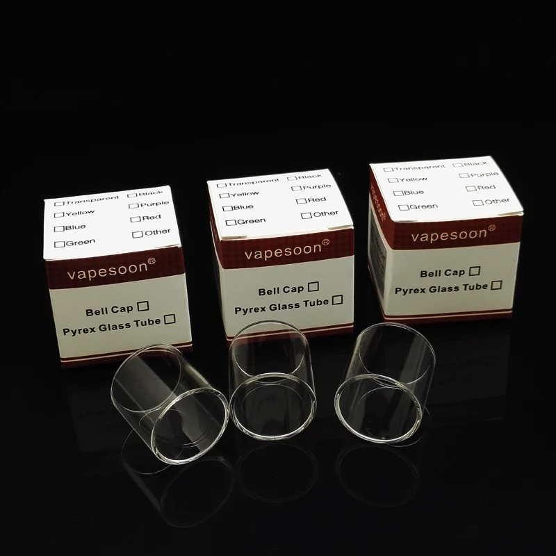 

5pcs/lot Replacement Pyrex Glass Tube For I JUST S 4ML Tank 100% Original Vapesoon Glass Tube