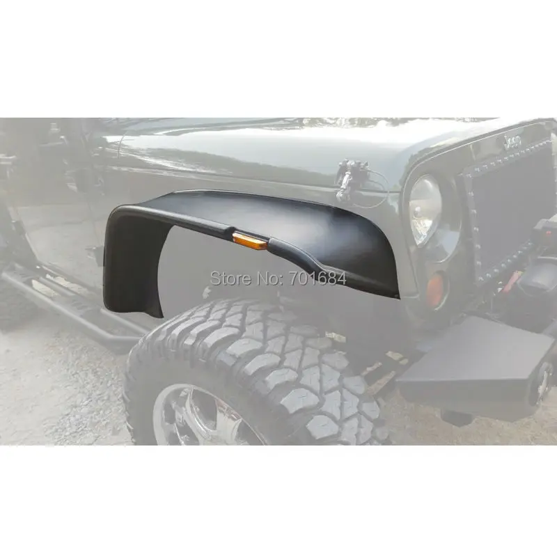 

Wotefusi Front Rear Flat Fender Flares Kits For Jeep Wrangler JK 2/4 Doors 2007 2008 2009 2010 2011 2012 2013 2014 2015 [QPA231]