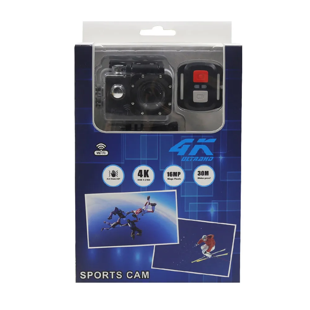 HIPERDEAL 4K Ultra HD 1080P спортивная Экшн-камера со скоростью Wi-Fi 16MP видео рекордер водонепроницаемый DV Smart Kit технический ST25
