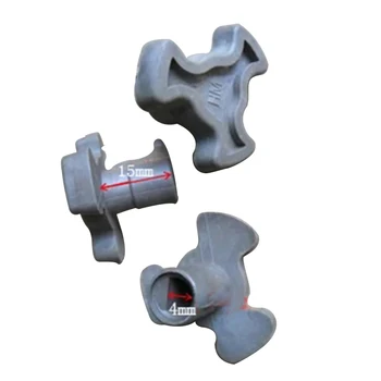 

2PCS Microwave Oven Parts,Y Style 15mm Plum Blossom Shafts Fits for Galanz Glass Plate -2