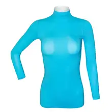 EVERIO/Летняя женская спортивная обтягивающая футболка для гольфа, Солнцезащитная Защита от УФ-лучей, женская рубашка со льдом, верхняя крыша, рубашка с длинными рукавами для девочек