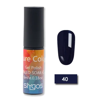 SLYGOS 6 мл портативный замачиваемый УФ-Гель-лак для ногтей долговечный чистый цвет Гель-лак Маникюр Педикюр Инструмент для ногтей - Цвет: 38