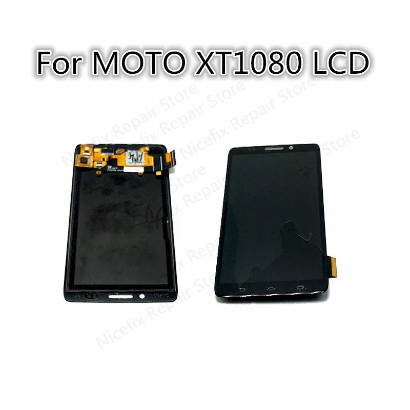 100% протестированный черный ЖК-дисплей для Motorola Moto Droid MAXX XT1080 XT1080M сенсорный экран