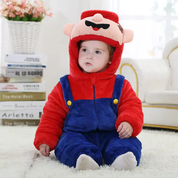 Christmas Newborn Baby Romper Winter Cotton Baby Jumpsuit