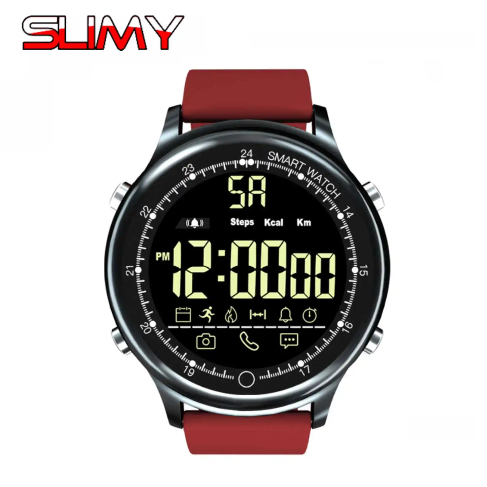 

Slimy Smart Watch EX28 Waterproof 50 Meter Call Message Reminder Bluetooth Outdoor Swimming Men Women Smartwatch for IOS Android