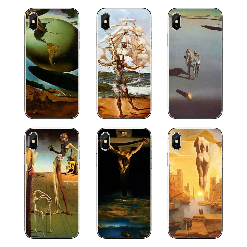 Salvador dali известный художник искусство работает силиконовый телефон чехол для Huawei