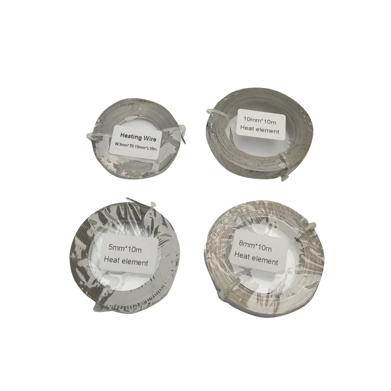

Electric heating element spare part of the sealing machine heating wire round or flat Fe-Cr alloy heater heating strip sealing