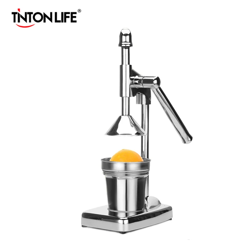 TINTON LIFE Juicer Machine Orange Squeezer Citrus Fruit Press Orange Juicer Manual Juicer Extractor Stainless Steel Dispenser TINTON LIFE Juicer Machine Orange Squeezer Citrus Fruit Press Orange Juicer Manual Juicer Extractor Stainless Steel Dispenser