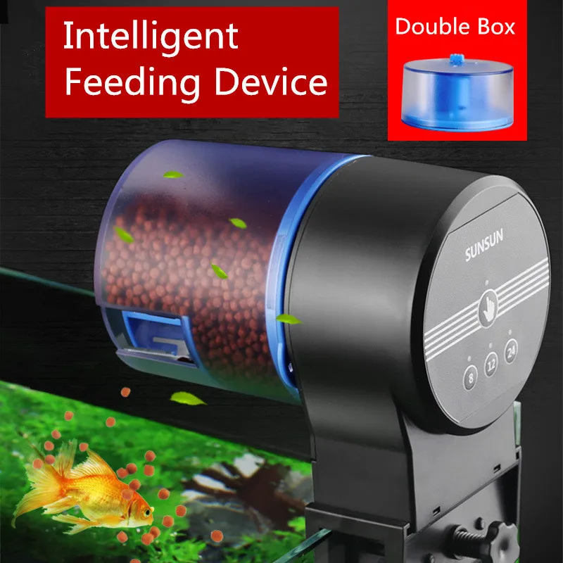 

Electronic Automatic Feeder Aquarium Goldfish Smart Timing Auto Fish Feeder With Timer 8/12/24 hours Fish Feeder Food Feeding