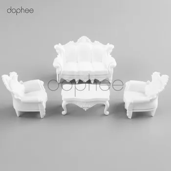 

dophee 1 set table chair sofa Building model material sand table DIY Mini Indoor furniture