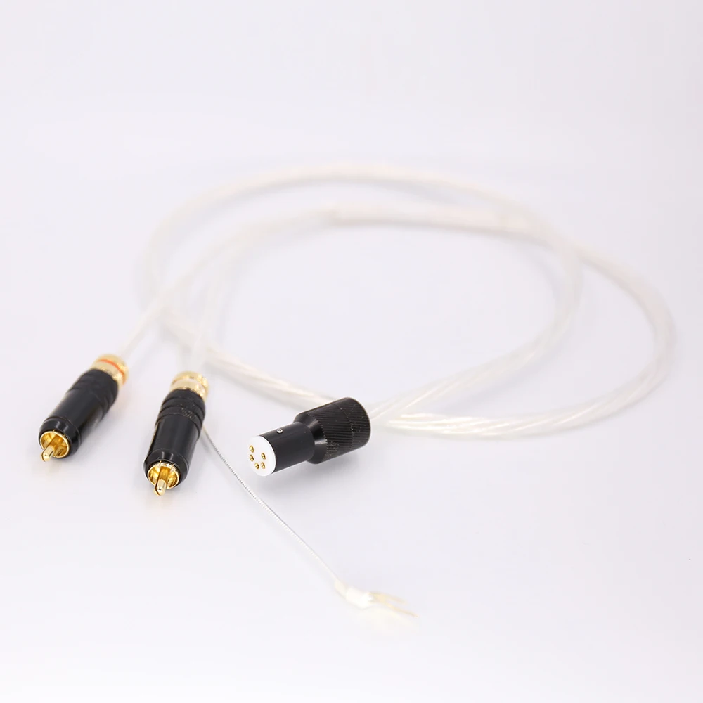Бесплатная доставка 1 5 м ODIN Tonarm кабель Pin DIN & RCA Phono вертушки аналоговый кабель|pin