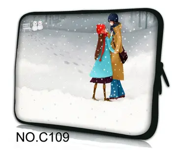 

Snow Lovers Laptop Bag For Macbook 10 11.6 13.3 14.4 15.4 15.6 17 17.3 Netbook Zipper Sleeve Case Tablet Cover computer Bags