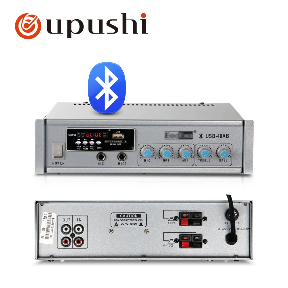 Oupushi USB-40AB 40W Mini Bluetooth Digital