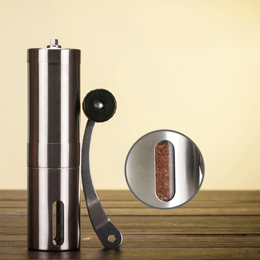 30g القهوة طاحونة دليل الفولاذ المقاوم للصدأ المحمولة ماكينة طحن القهوة 4.8*13.3 سنتيمتر Coffeeware المطبخ الطعام بار 30g القهوة طاحونة دليل الفولاذ المقاوم للصدأ المحمولة ماكينة طحن القهوة 4.8*13.3 سنتيمتر Coffeeware المطبخ الطعام بار