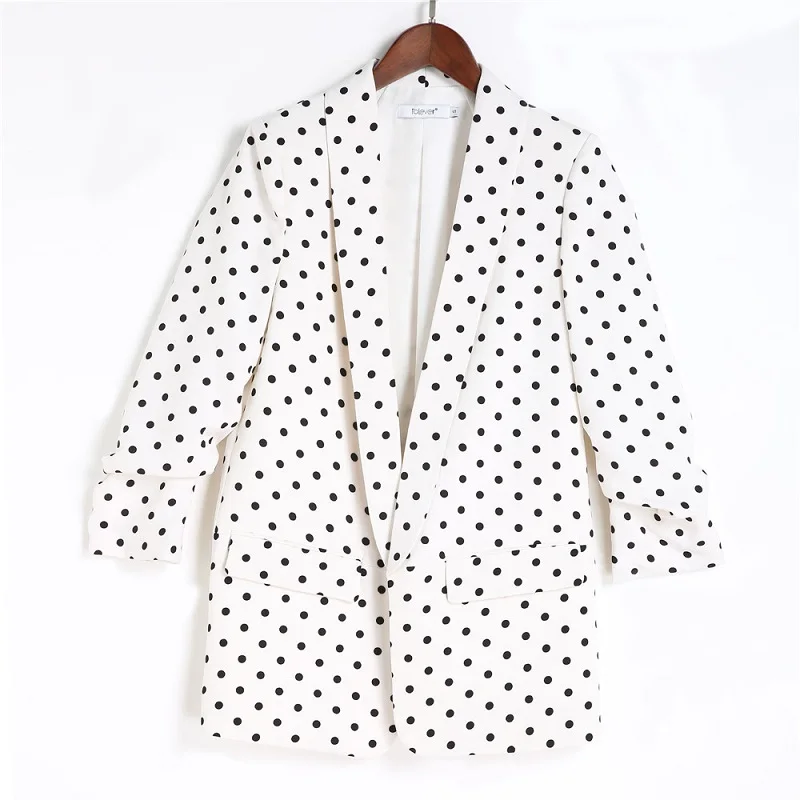 witte dames blazer