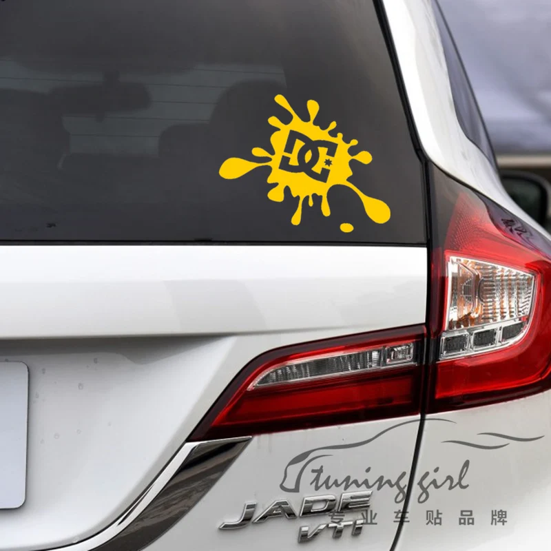 

Car Stickers DC Sign Water Dropping KK Tack Vinyls Material Creative Decals Waterproof Auto Tuning Styling D15