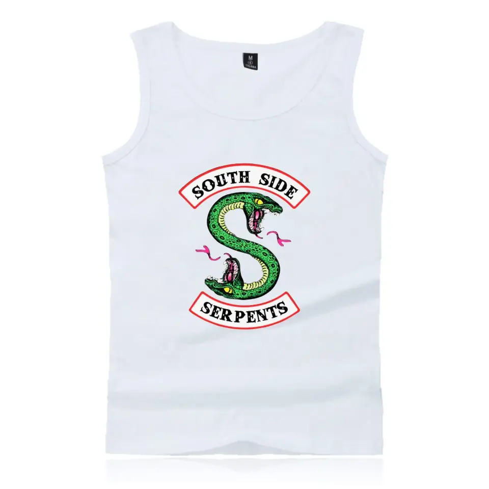 Amerikanischen TV Riverdale tank tops sommer weste South Side Serpents baumwolle tank top Männer mode fitness ärmelloses shirt Plus Größe